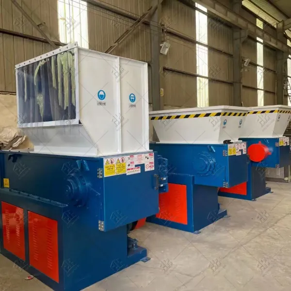 Single Shaft Plastic Shredder Plastic Bucket Shredder