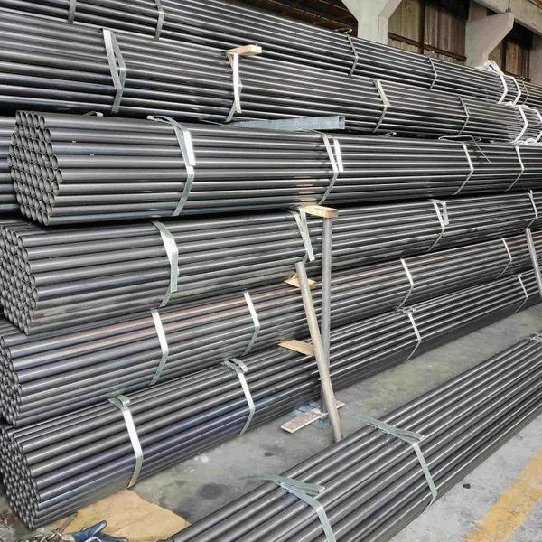 Ss400 Q235 Black Iron Welded Sch40 Carbon Steel Tube Pipe photo-3