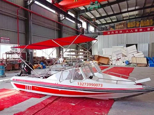 Ate Factory Customizable 4.68m Small Sightseeing Leisure Speed Boat photo-3