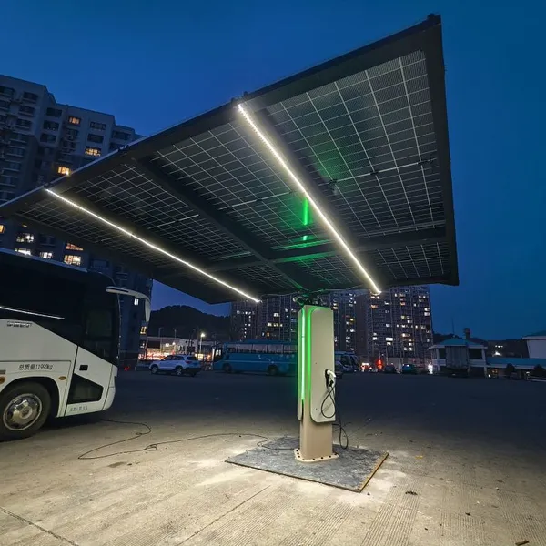 Wanze Energy Smart Dual Axis Solar Tracker Carport 5.2kWp Integrated EV Charging Station With 10kWh Battery Storage for Commercial Parking Lots photo-3