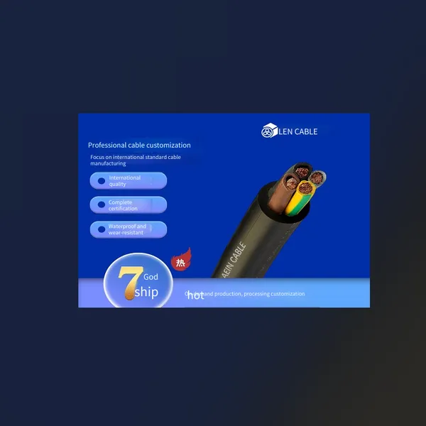 Cable Manufacturer - A07rn-f Italian Standard Industrial Rubber Sheathed Cable, Torsion-resistant Cable
