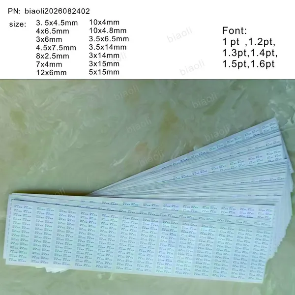 Anti Static Stationery Micro Sticker