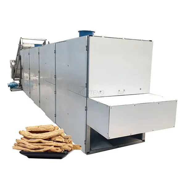 Multi-Heating Source Continue Cassava Alfalfa Dyer Vegetables Ginger Drying Machine EPC
