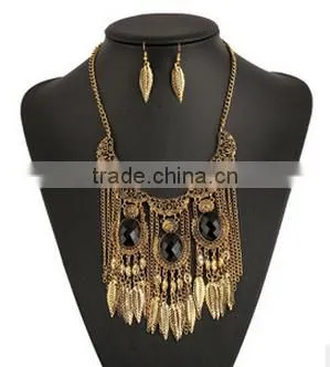Wholesale Cheap Fashion Gold Plated Necklace and Earring Set Made in China photo-3