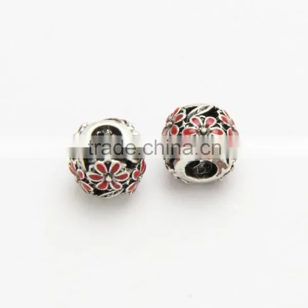 Anti-silver Hollowed-out Diy Zinc Alloy Bracelets and Necklaces Hole Beads photo-4