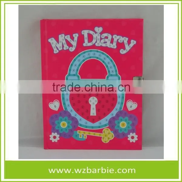 Customer Hardcover Dary Paper Notebook With Lock photo-3