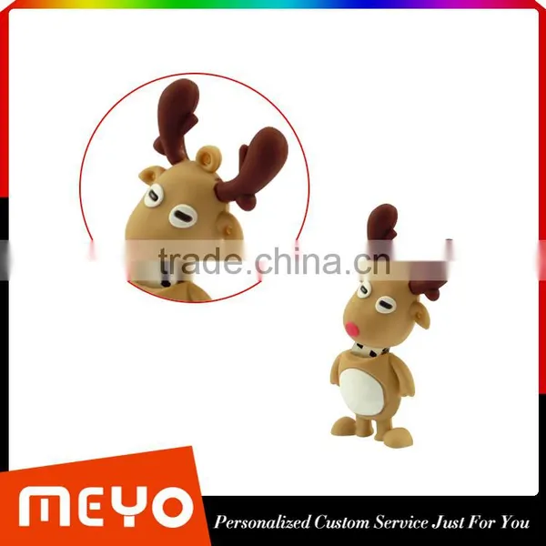 Warehouse Custom Made Cartoon USB Flash Drive Christmas Gift Item photo-3