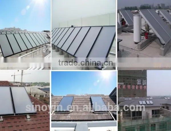 200L Compact Integrative Pressurized Flat Plate Solar Collector Solar Water Heater photo-4