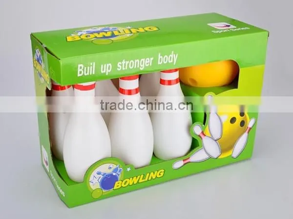 Smile Face 25cm Bowling Indoor Toy for Kids With 6 Bottles and 1 Ball photo-2