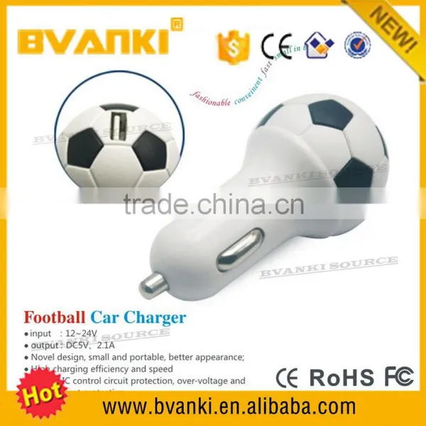 5V 1A Worldcup Football Usb Car Portable Charger For Iphone 5 Car Charger photo-3