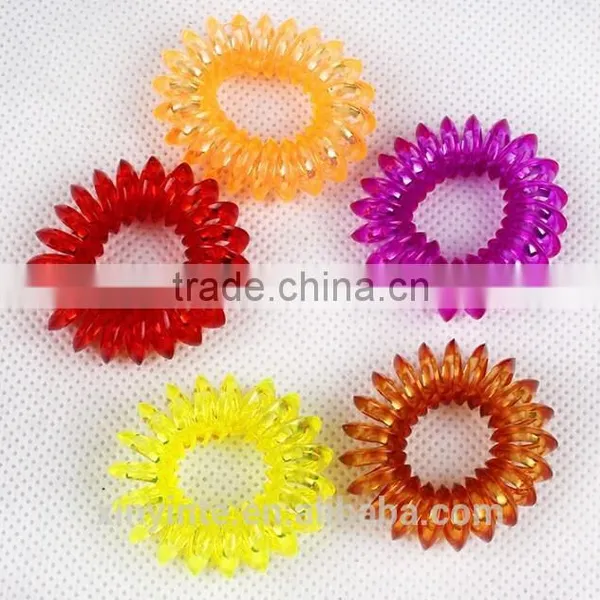 Beatiful Headdress Thick Curve Rubber Band Women Hair Rubber Band