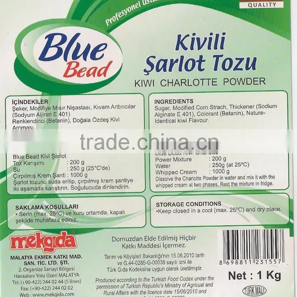 Charlotte Powder to Prepare Cake and Pastry (Kiwi) photo-2