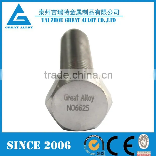 Inconel 625/inconel 600 Stainless Steel Hex Bolts photo-2