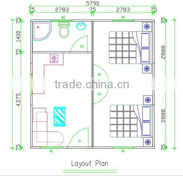 Low Cost Durable Prefabricated Movable Hotel for Vacation photo-3