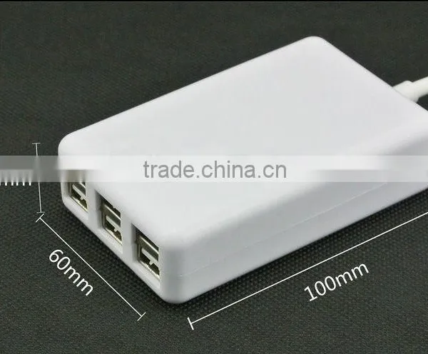 Factory Wholesale USB Wall Charger Fast Rapid Micro USB 6 Port USB, Universal USB Car Charger photo-2