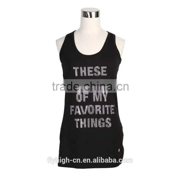 Ladies Plain Custom Printed Tank Top photo-2