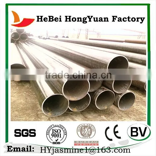 Hebei Steel Pipe ! 6 Meter Steel Tube Black Tube For Drinking Water