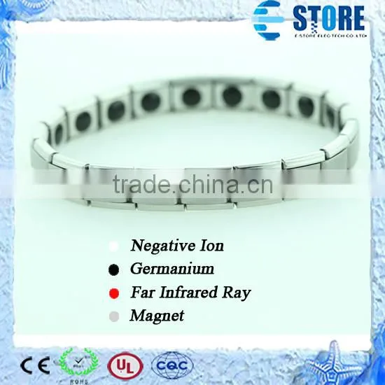 Stainless Steel Bracelet Clasp Positive Energy Bracelets With Germanium Stones photo-3