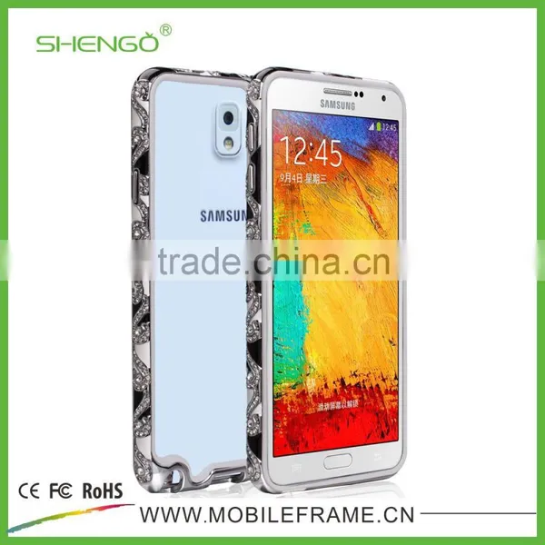 National Flavor Mobile Phone Metal Case/TPU Inlaid Phone Case for Samsung Note3 photo-4