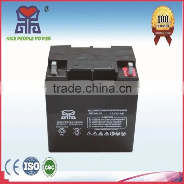 Accept LC / TT Payment for Lead Acid Battery 12V24AH Nice People Power Battery photo-2