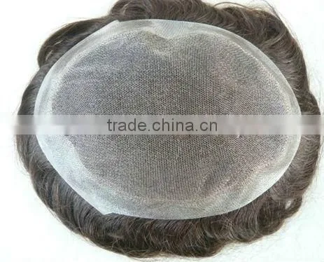 Human Hair Wigs for Men High Quality Men's Toupee photo-2