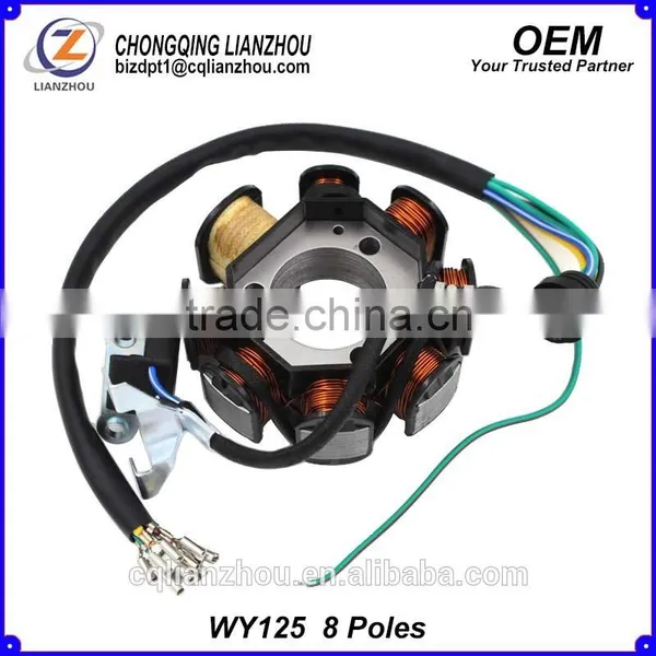 Motorcycle Engine Parts WY125 Magneto Stator Coil photo-2