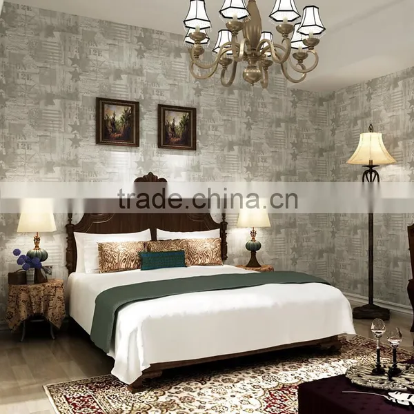 Fabric Wallpaper Leaf Design Waterproof Wallpaper photo-2