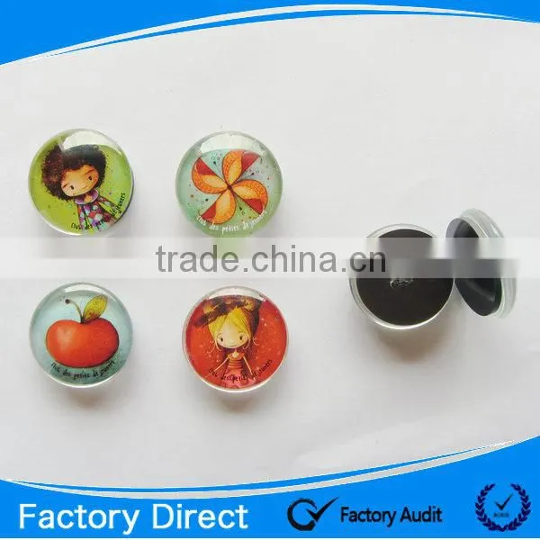 2015 Customized Dome Crystal Glass Fridge Magnet ,souvenir Fridge Magnet photo-4
