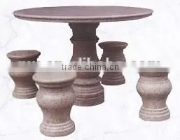 Granite Type Products Garden Table and Chairs