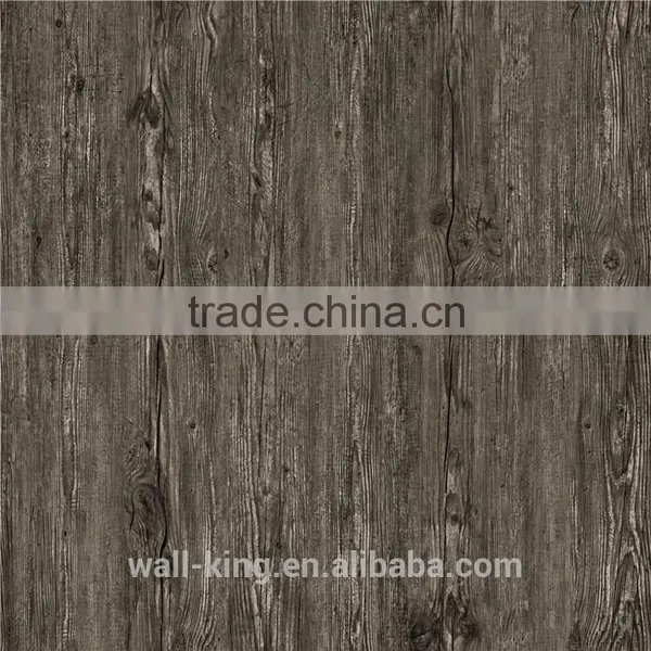 Wooden Grain Style Wallpaper Cheap Price photo-5