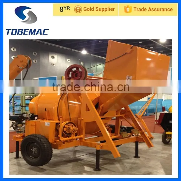 2015 TOBEMAC Concrete Mixer With Wire Hopper JZG 350 photo-2