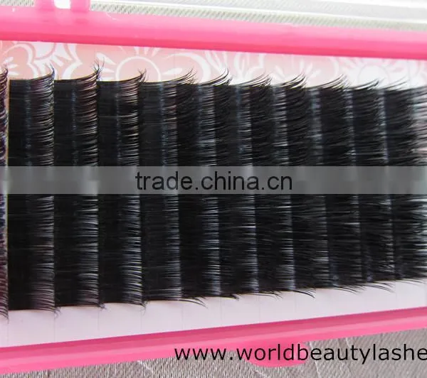 High Quality Real Mink Lashes Siberian Mink Fur Individual Eyelash Extensions photo-3