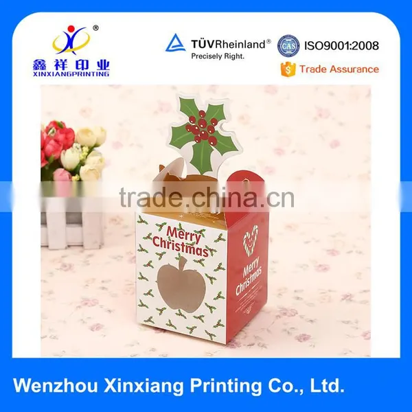 New Design Apple Sweet Packaging Box With Open Window for Christmas Eve photo-2