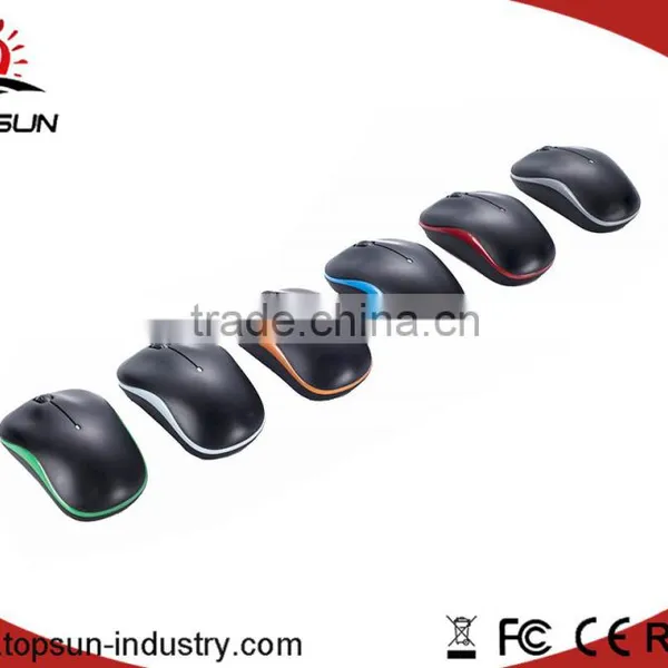 2.4G 1000DPI Optical Ergonomic Wireless Mouse, Colorful Wireless Computer Mouse for MAC and Windows