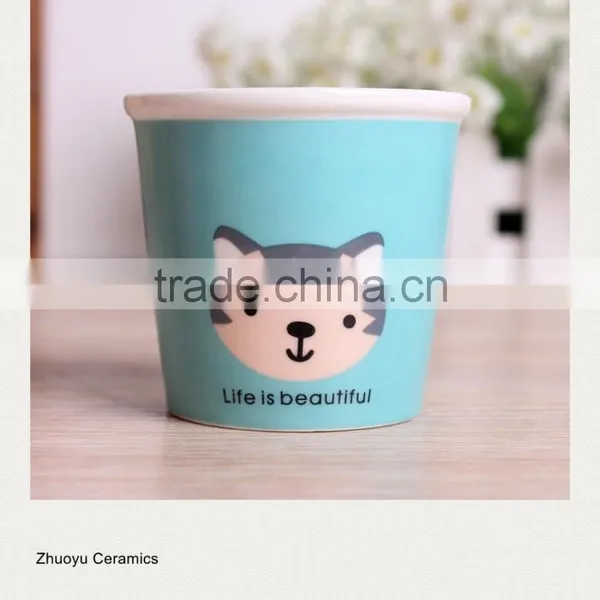 Mini Ceramic Mug Ceramic Ice Cream Cup photo-3