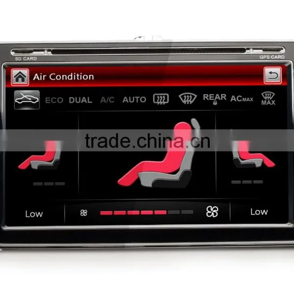 8" Car DVD/GPS USB Player Navigator Gps MAP Bluetooth For VW PASSAT CC Tiguan Sharan Scirocco photo-6