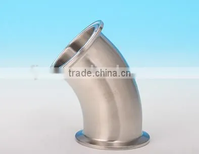 Stainless Steel Sanitary Pipe Fittings& Clamp Elbow photo-4
