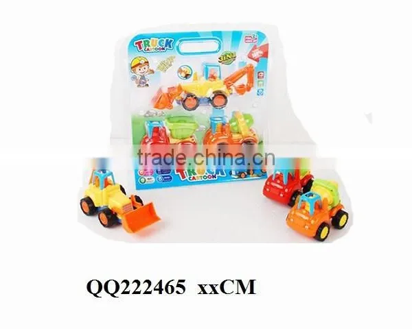 4PCS Kids Friction Farmer Car With Bulldozer ,friction Car for Kids photo-2
