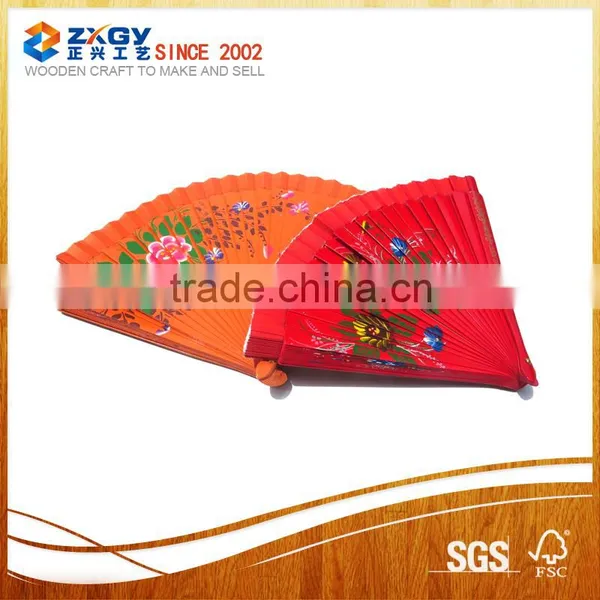 Personalized Wood Souvenir Items Wood Hand Fan