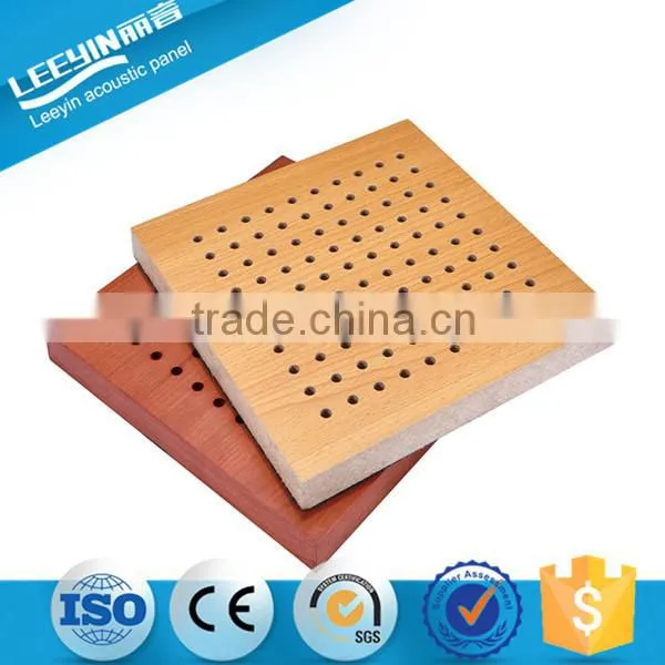Wood Acoustic Perforated Panel System Fro Wall and Ceiling photo-3