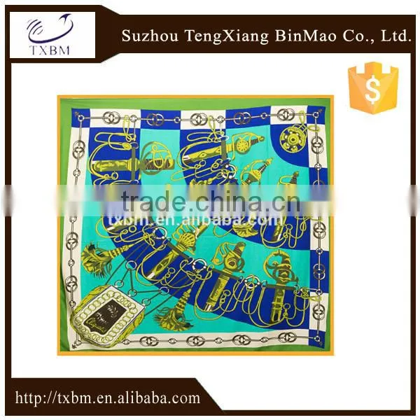 140*140cm Saber Dance Pattern Silk Scarf/scaves/stole/shawl