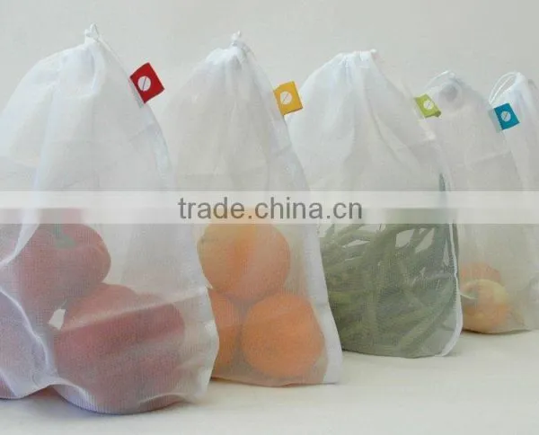 Wholesale Polyester Fabric Mesh Bag Drawstring Laundry Bag photo-4