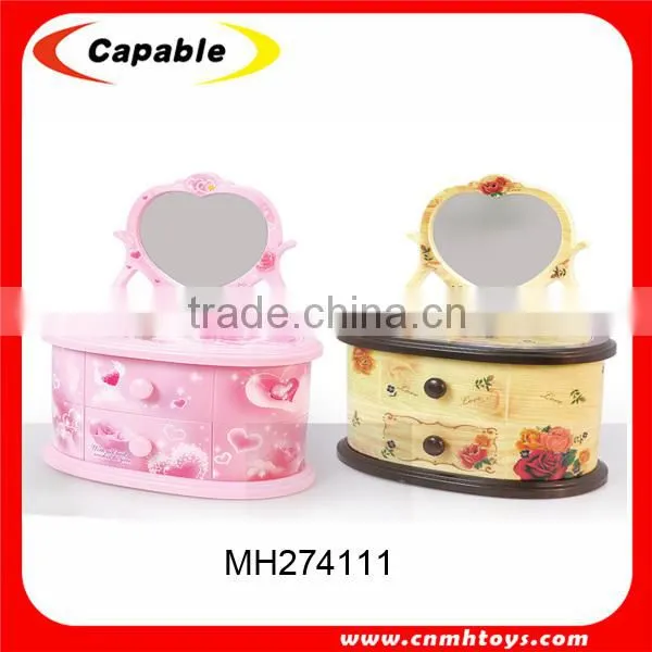 dressing table shaped wonderful life music box with custom music