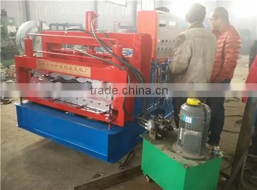 828-910 Trade Assurance Glazed Steel Sheet Roofing Tile Roll Forming Machine for Canton Fair photo-5