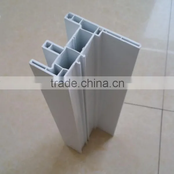 Silding 88 mm Series Pvc Windows for Africa White Full Color Wood Laminated China Upvc Profiles Manufacture photo-3