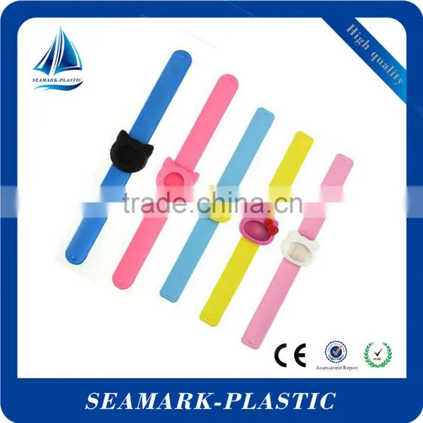 2016 Hot Sale Food-grade Custom Flexible Kids Rubber Watch Band Silicone