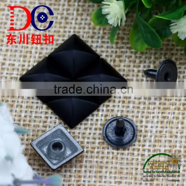 Black Square Shape Alloy Fashion Jeans Rivet for Ciothing Accessory photo-5