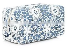 Chicest Travel Necessary Floral Crochet Cosmetic Case to Storage for Makeup Brushes photo-2