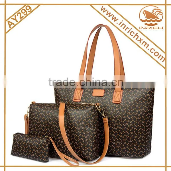 3pcs In a Lot Popular Ladies Handbag,Shoulder Bag And Clutch Set photo-2
