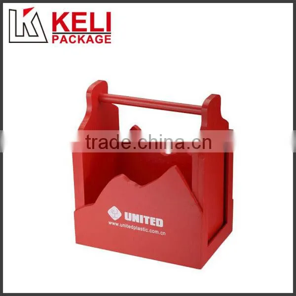Wooden Beer Bottle Carrier